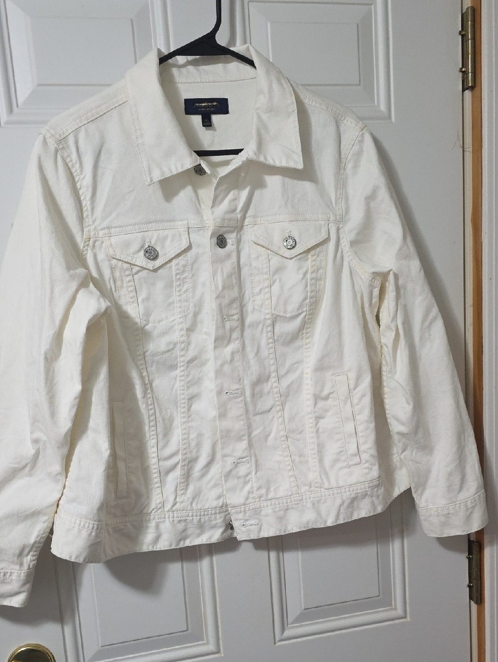 Talbots Off-White Denim Jacket